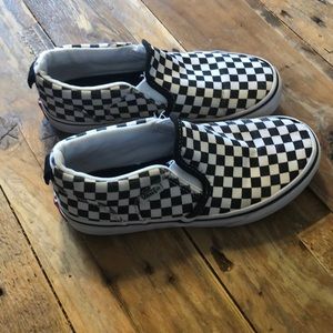 Checkered Vans size 1
